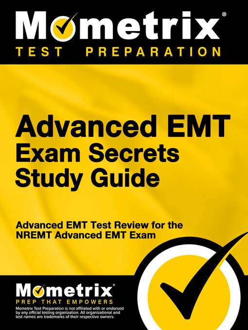Title details for Advanced EMT Exam Secrets Study Guide by EMT Exam Secrets Test Prep Staff - Available